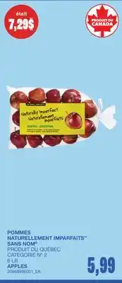 Wholesale Club POMMES NATURELLEMENT IMPARFAITS, 6 LB offer