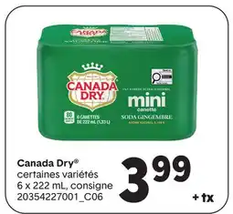 Wholesale Club CANADA DRY offer