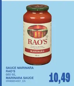 Wholesale Club SAUCE MARINARA offer