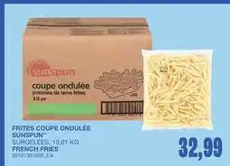 Wholesale Club FRITES COUPE ONDULÉE offer
