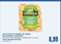 Wholesale Club GALETTES DE POMMES DE TERRE LES FERMES offer