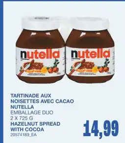 Wholesale Club L'ÉPICERIE E TARTINADE AUX NOISETTES AVEC CACAO offer