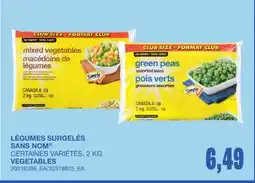Wholesale Club LÉGUMES SURGELÉS offer