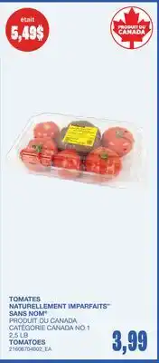 Wholesale Club TOMATES NATURELLEMENT IMPARFAITS offer