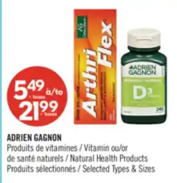 Pharmaprix ADRIEN GAGNON Vitamin or Natural Health Products offer