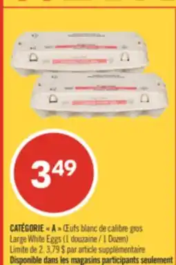 Pharmaprix Large White Eggs offer