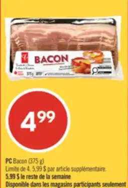 Pharmaprix PC Bacon offer