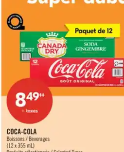 Pharmaprix COCA-COLA Beverages offer