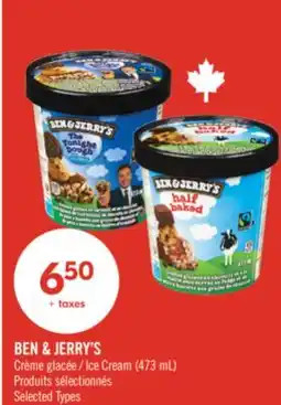 Pharmaprix BEN & JERRY'S Ice Cream offer