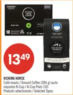 Pharmaprix KICKING HORSE Ground Coffee (284 g) or K-Cup Pods (10) offer