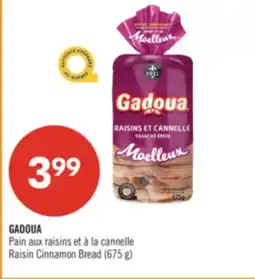 Pharmaprix GADOUA Raisin Cinnamon Bread offer