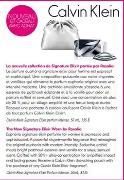 Pharmaprix Calvin Klein Signature Elixir Perfume Intense offer