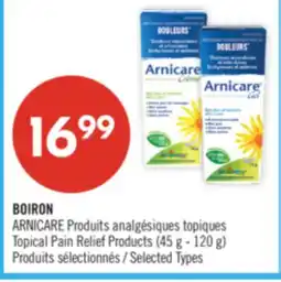 Pharmaprix BOIRON Topical Pain Relief Products offer
