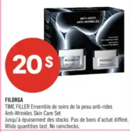 Pharmaprix FILORGA Anti-Wrinkles Skin Care Set offer