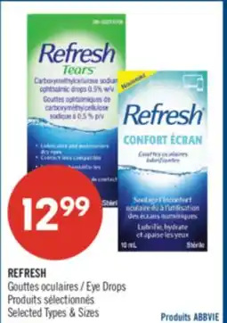 Pharmaprix REFRESH Eye Drops offer