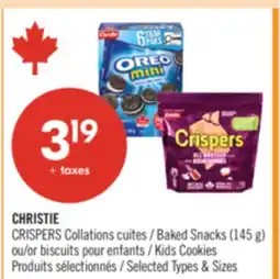 Pharmaprix CHRISTIE CRISPERS Baked Snacks (145 g) or Kids Cookies offer