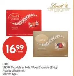 Pharmaprix LINDT LINDOR Boxed Chocolate (156 g) offer