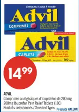 Pharmaprix ADVIL Pain Relief Tablets offer
