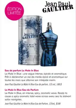 Pharmaprix Jean Paul Gaultier Le Male In Blue Eau de Parfum offer