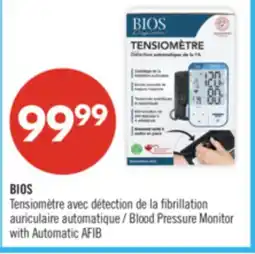 Pharmaprix BIOS Blood Pressure Monitor with Automatic AFIB offer