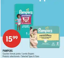 Pharmaprix PAMPERS Jumbo Diapers offer