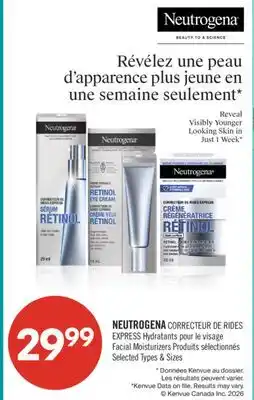Pharmaprix NEUTROGENA CORRECTEUR DE RIDES EXPRESS Facial Moisturizers offer