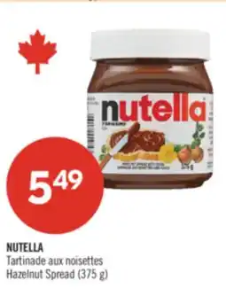 Pharmaprix NUTELLA Hazelnut Spread offer