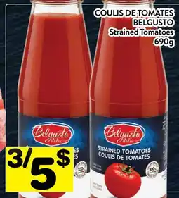Supermarché PA COULIS DE TOMATES BELGUSTO | Strained Tomates offer
