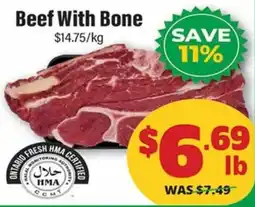 Iqbal Foods Beef With Bone offer