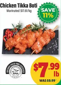 Iqbal Foods Chicken Tikka Boti offer
