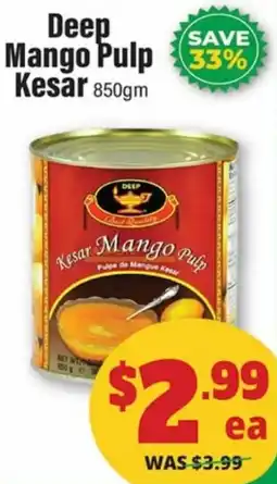 Iqbal Foods Deep mango pulp kesar offer