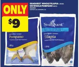 Real Canadian Superstore Seaquest Whole Tilapia or Whole Pompano offer