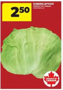 Real Canadian Superstore Iceberg Lettuce offer