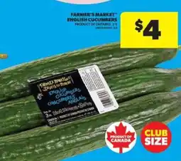 Real Canadian Superstore Farmer's Market English Cucumbers offer
