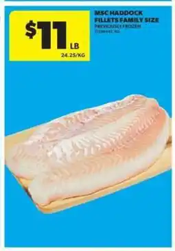 Real Canadian Superstore MSC Haddock Fillets Family Size offer
