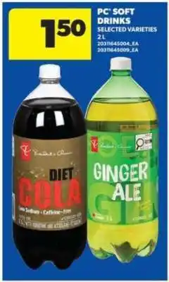 Real Canadian Superstore PC Soft Drinks offer