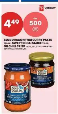 Real Canadian Superstore Blue Dragon Thai Curry Paste, Sweet Chilli Sauce, or Chili Crisp offer