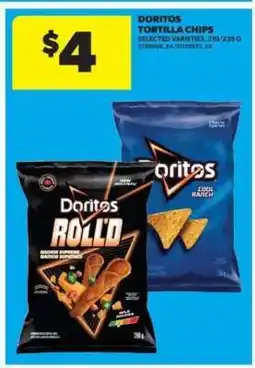 Real Canadian Superstore Doritos Tortilla Chips offer