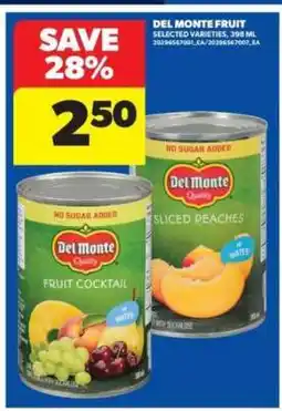 Real Canadian Superstore Del Monte Fruit offer
