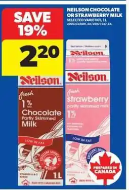 Real Canadian Superstore Neilson Chocolate or Strawberry Milk offer