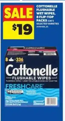 Real Canadian Superstore Cottonelle Flushable Wet Wipes offer