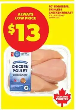 Real Canadian Superstore PC Boneless Skinless Chicken Breast offer