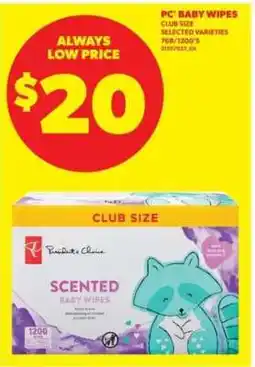 Real Canadian Superstore PC BABY WIPES offer