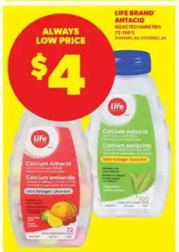 Real Canadian Superstore Life Brand Antacid offer