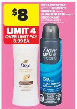 Real Canadian Superstore Dove Dry Spray offer