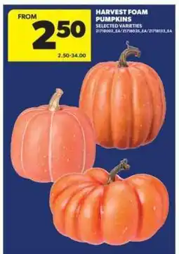 Real Canadian Superstore Harvest Foam Pumpkins offer