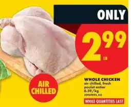 No Frills WHOLE CHICKEN offer