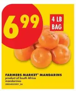 No Frills FARMERS MARKET MANDARINS offer