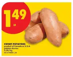 No Frills SWEET POTATOES offer