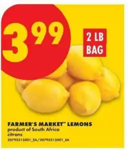 No Frills FARMER'S MARKET LEMONS offer